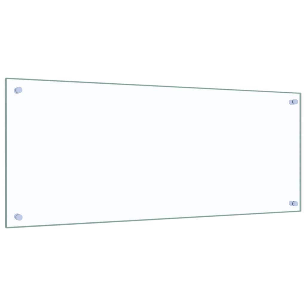 Schienale da cucina 2 pz Trasparente 100 x 40 cm