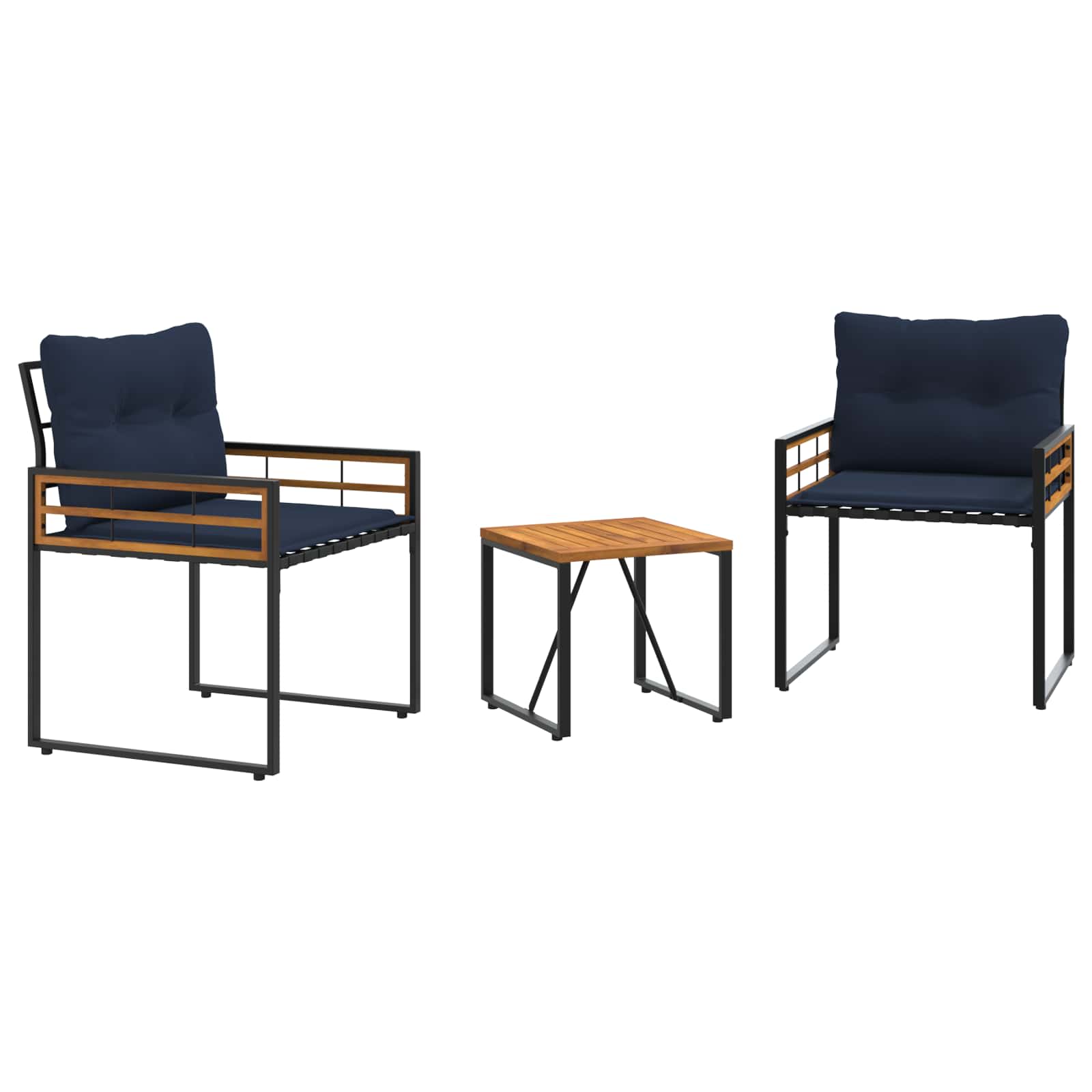 Set di Mobili da Esterno 3 pz Navy