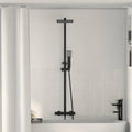 Set di Sistema Doccia Termostatico Nero 25,5 x 46 x 123 cm