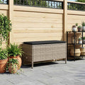 Poggiapiedi da Giardino Grigio e Grigio Scuro 80 x 38 x 45 cm