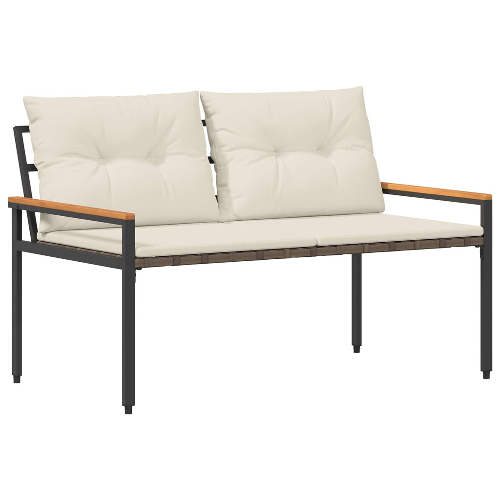 Panchina da esterno 2 -Seater 116 x 67,5 x 72 cm polyrattan