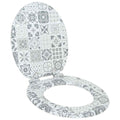 Sedile per toilette con chiusura morbida 44 x 38 cm