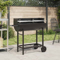 griglia a carbone 96,5 x 42,5 x 88,5 cm Nero