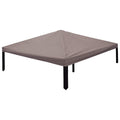 Copertura per Gazebo Tortora 300 x 300 cm Poliestere e Acciaio