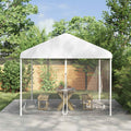 Zanzariera per gazebo 220 mesh Bianco 3,6 x 3,6 x 2 cm