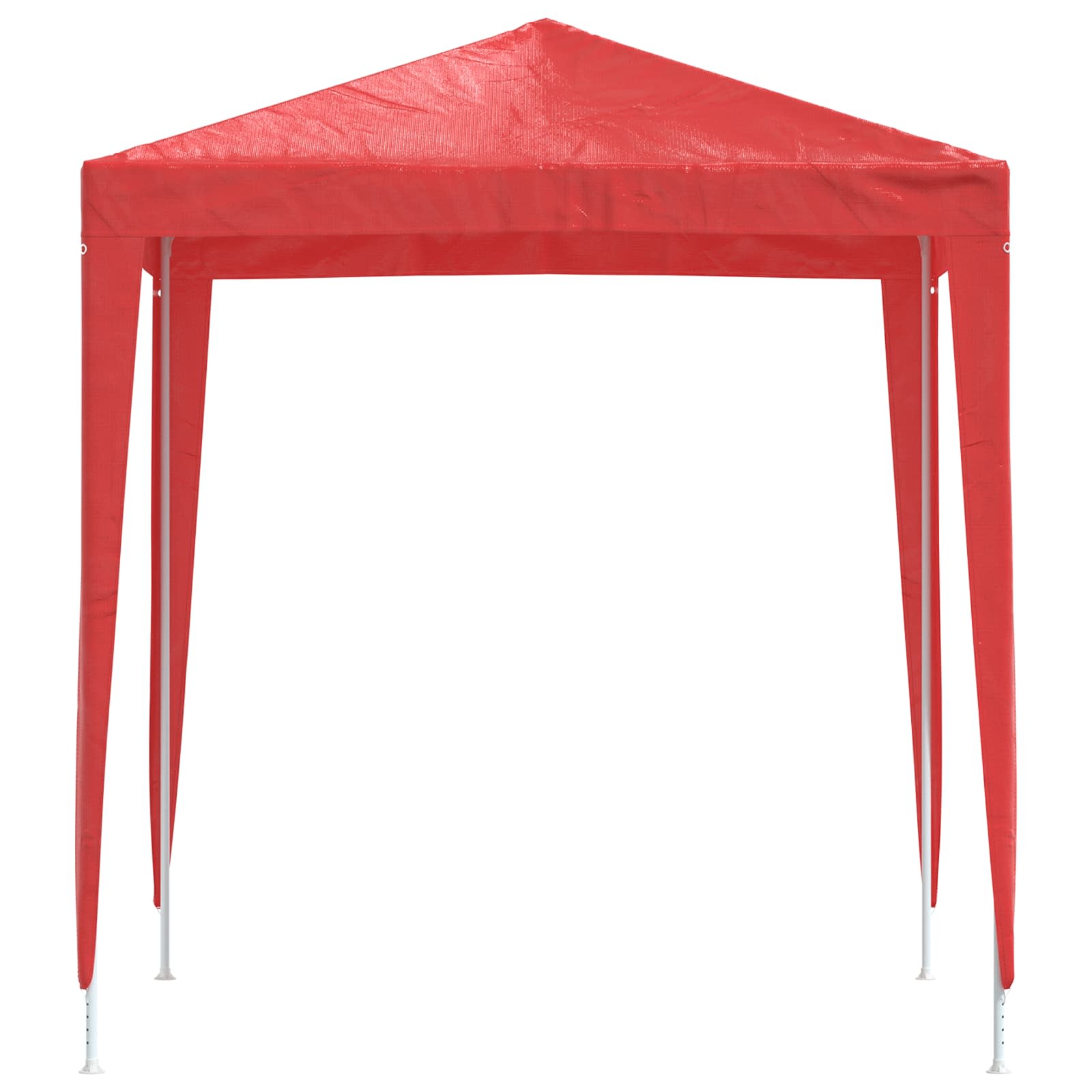 Tenda Party 200 x 200 x 240 cm Rosso PE e Acciaio