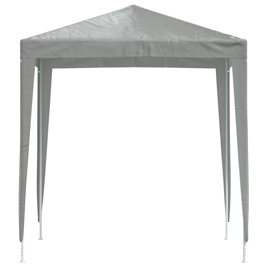 Tenda Party 200 x 200 x 240 cm Grigio Chiaro PE e Acciaio