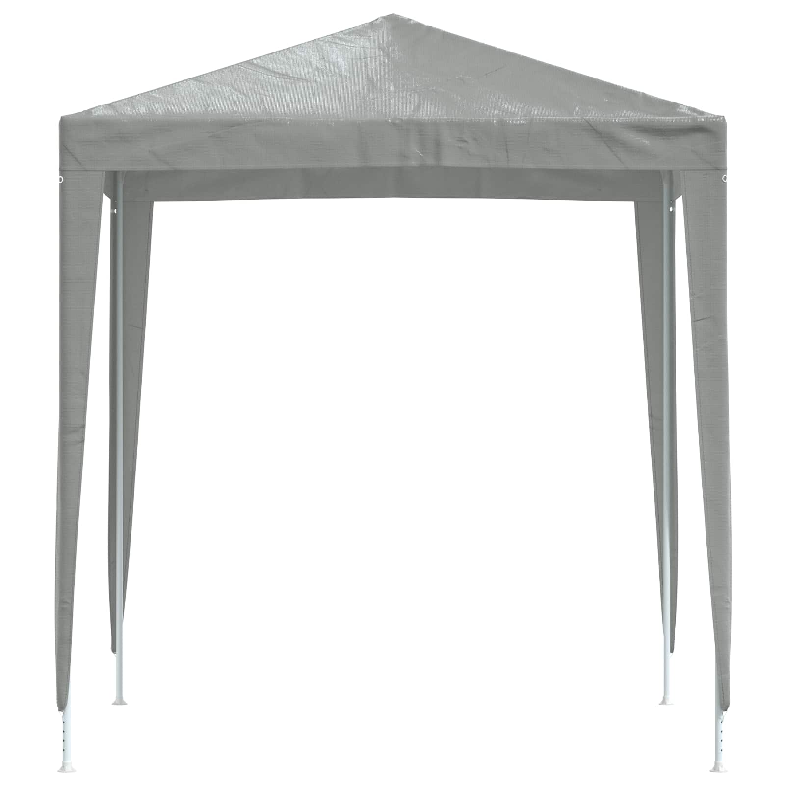 Tenda Party 200 x 200 x 240 cm Grigio Chiaro PE e Acciaio
