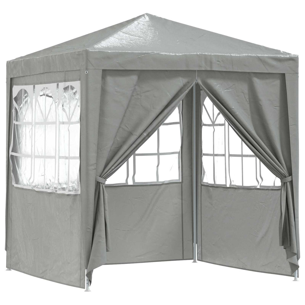 Tenda Party Grigio chiaro 200 x 200 x 240 cm PE e Acciaio