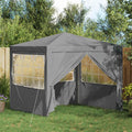 Tenda Party Grigio chiaro 250 x 250 x 240 cm PE e Acciaio