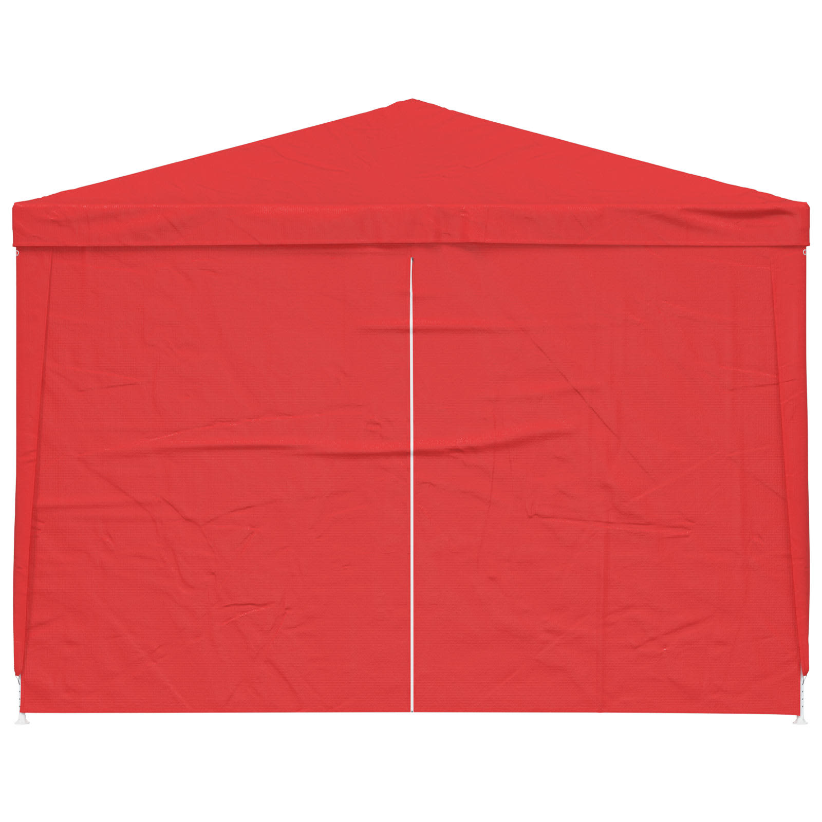 Tenda Party 300 x 300 x 255 cm Rosso PE e Acciaio
