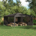 Parete per tenda da festa 2 pz 400 x 195 cm Antracite