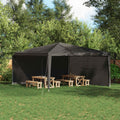 Parete per tenda da festa 2 pz 400 x 195 cm Antracite