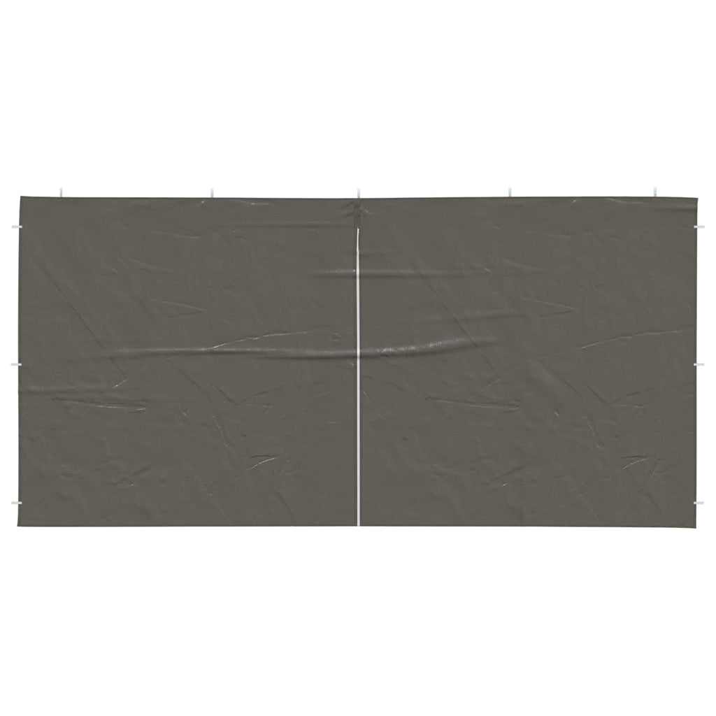 Parete per tenda da festa 2 pz 400 x 195 cm Antracite
