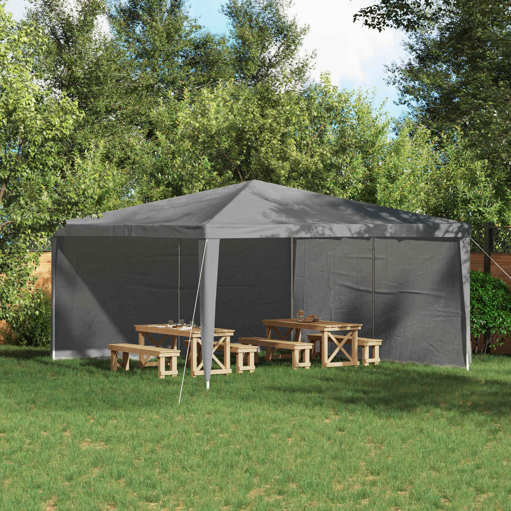 Parete per tenda da festa 2 pz 400 x 195 cm Grigio Chiaro