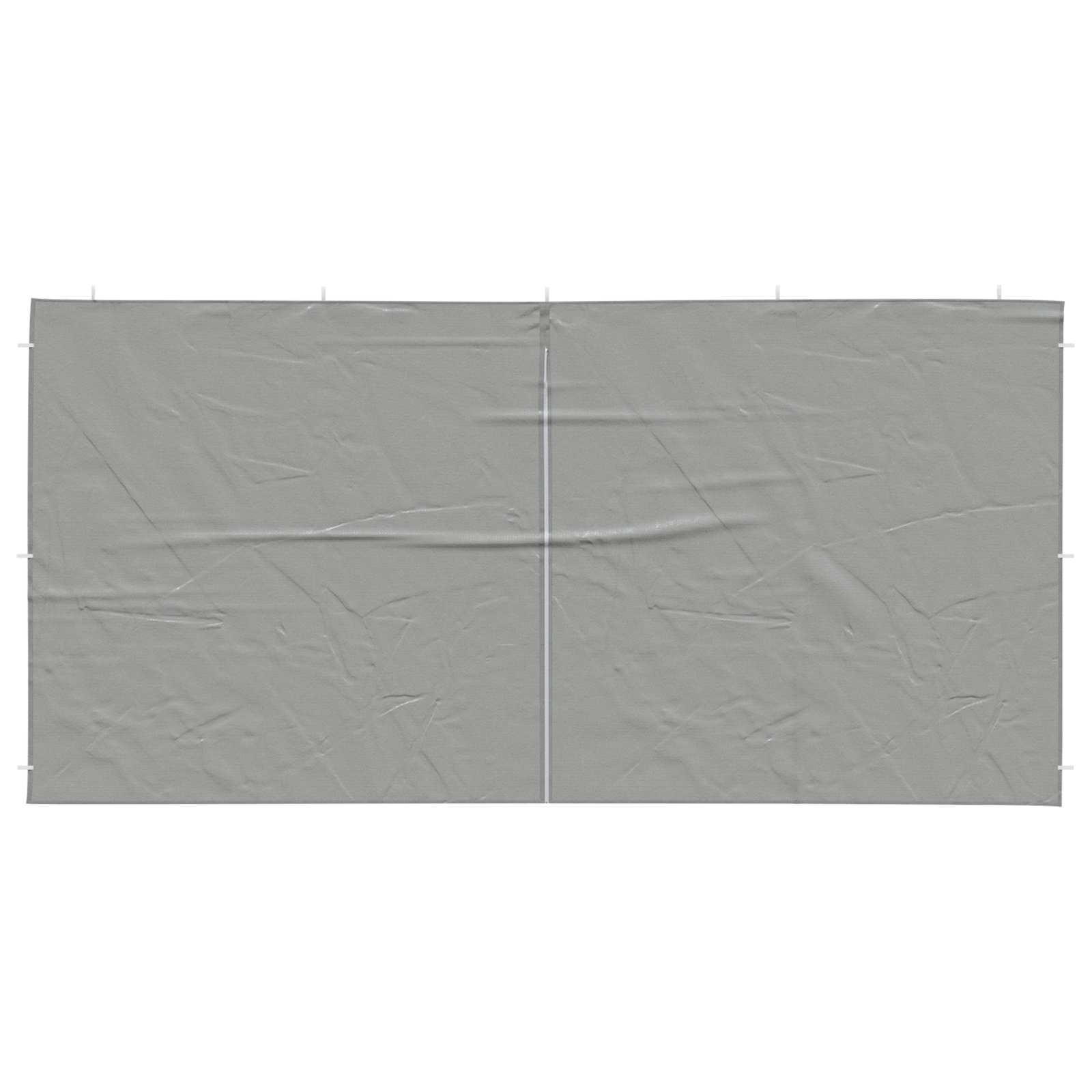 Parete per tenda da festa 2 pz 400 x 195 cm Grigio Chiaro