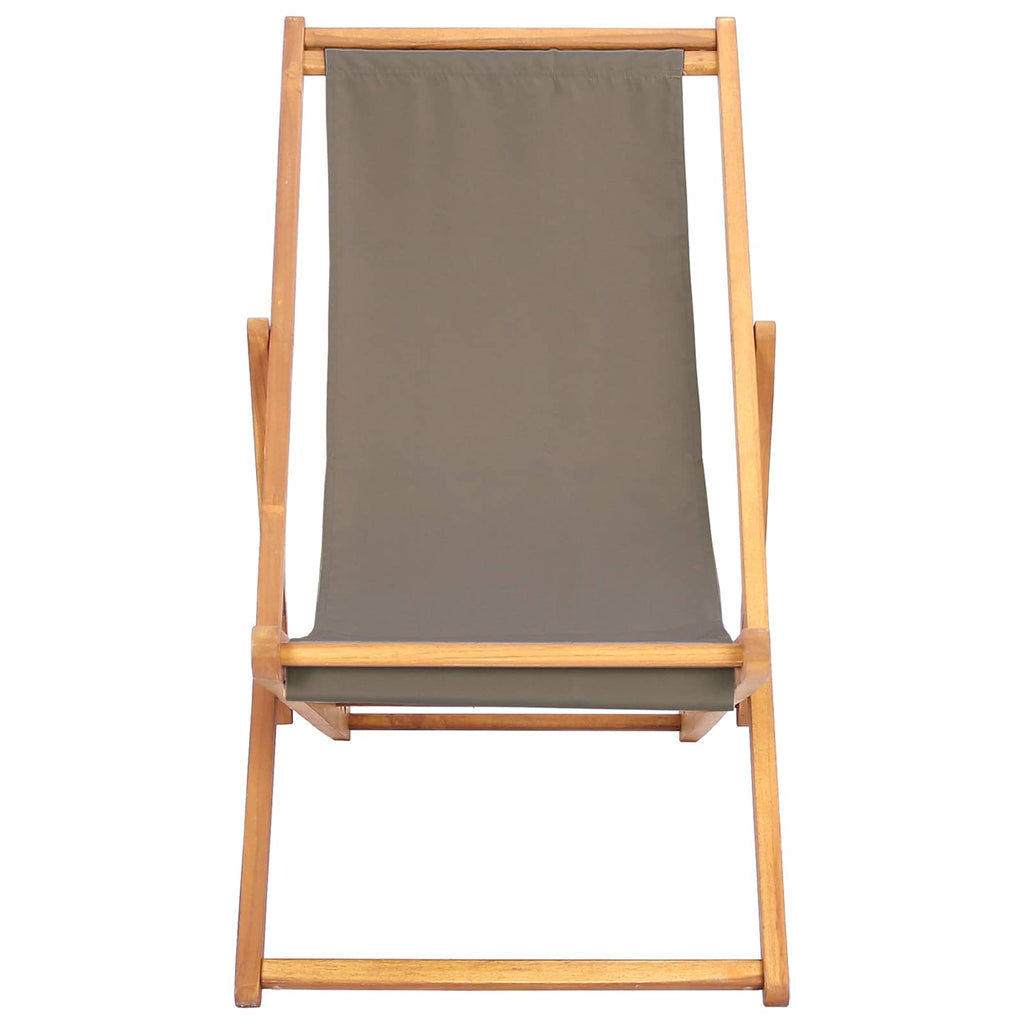 Sedia da spiaggia Tortora Legno di teak solido