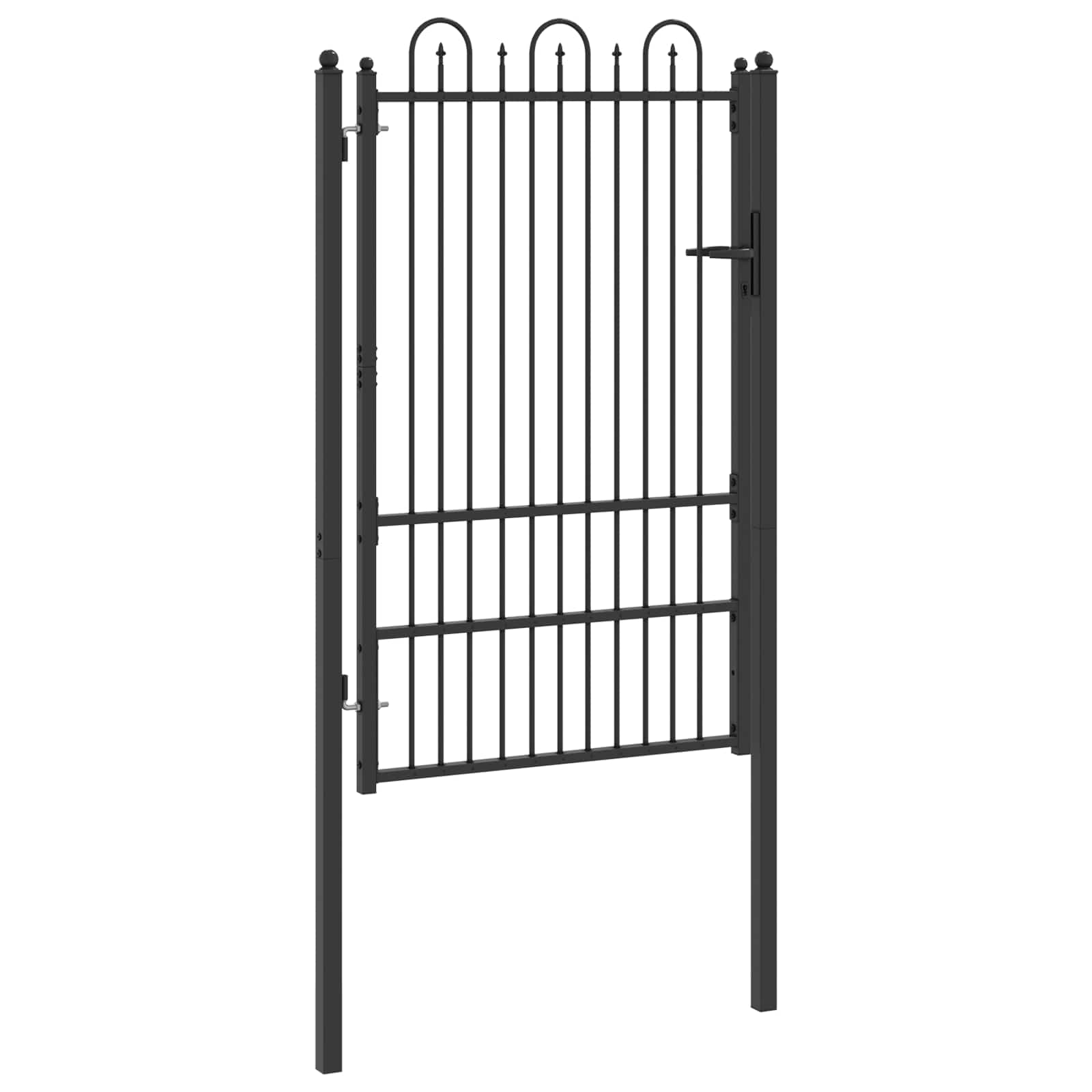 Cancello per recinzione DRONTEN 100 x 150 cm Acciaio Bloccabile