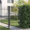 Cancello per recinzione HORST 100 x 150 cm Metallo Nero