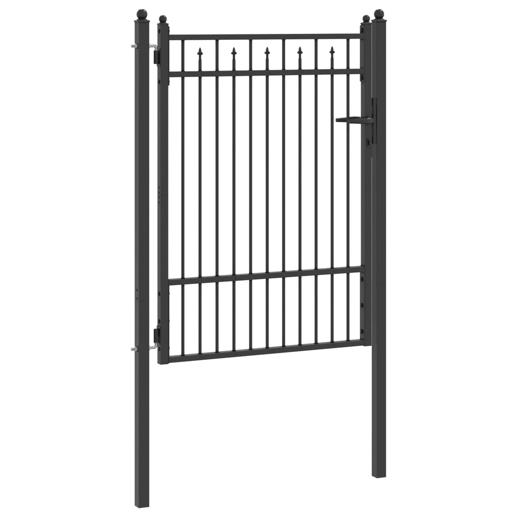 Cancello per recinzione BAARLO 100 x 125 cm Metallo Bloccabile