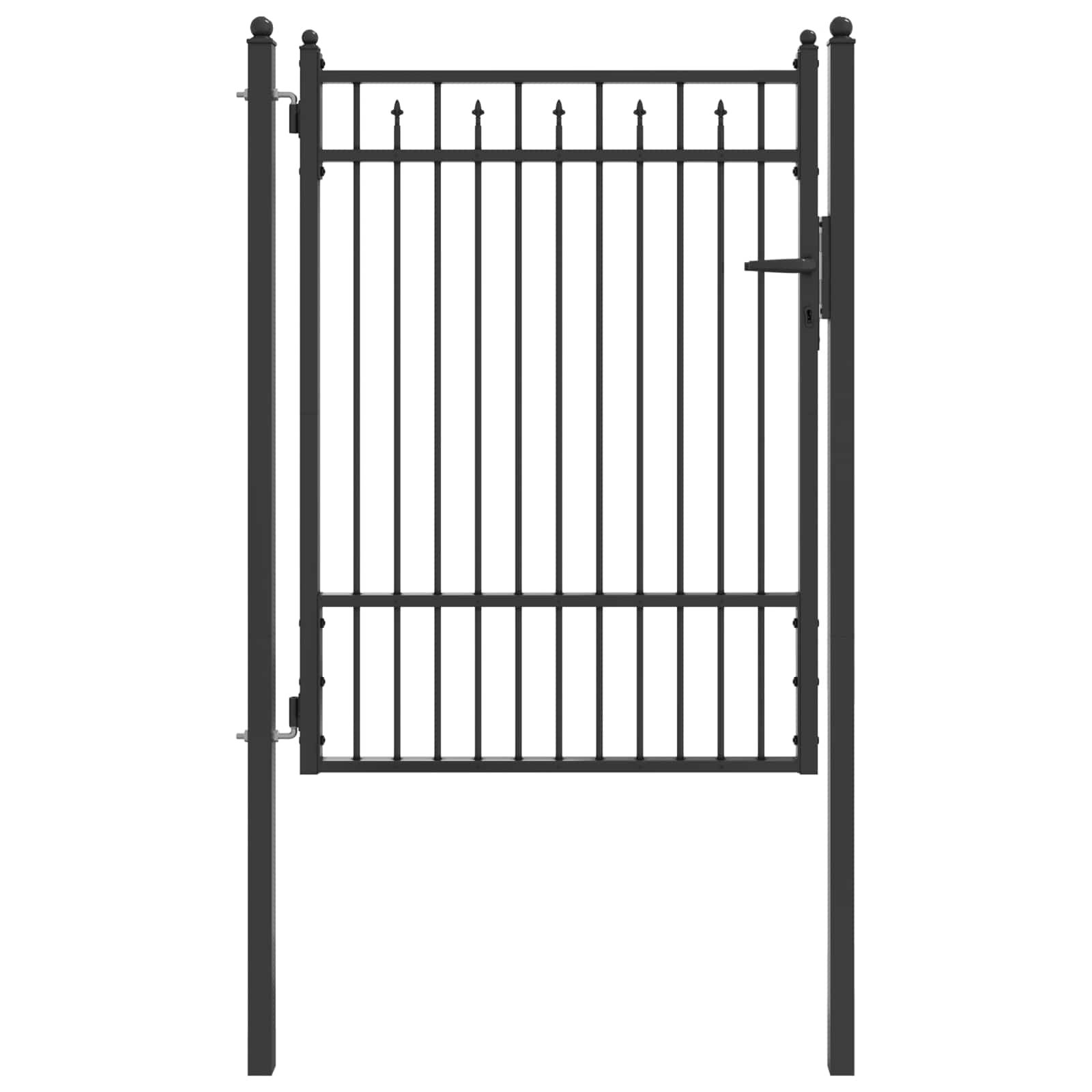 Cancello per recinzione BAARLO 100 x 125 cm Metallo Bloccabile