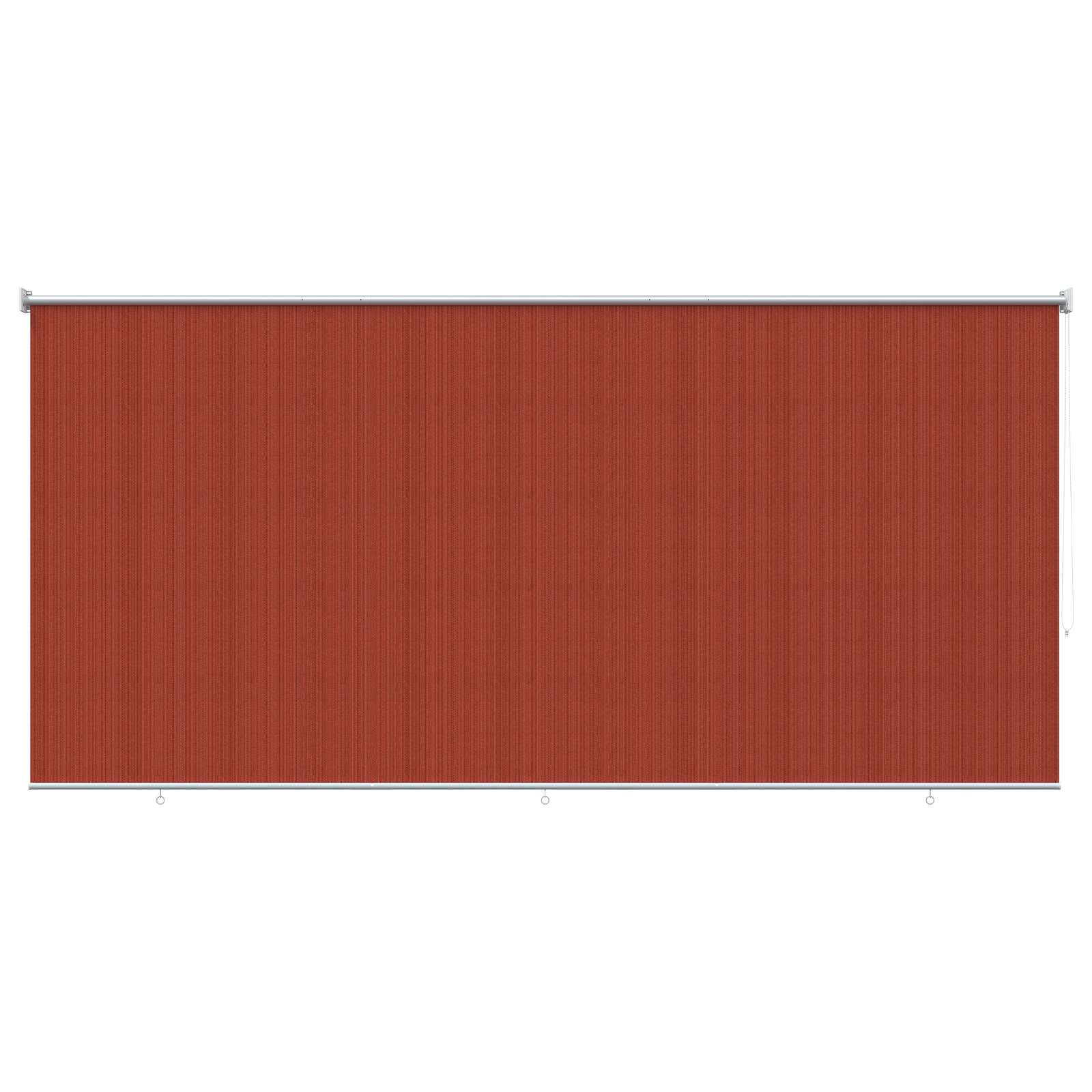 Tenda a Rullo Esterno Blocco UV 90% Terracotta 240 x 140 cm