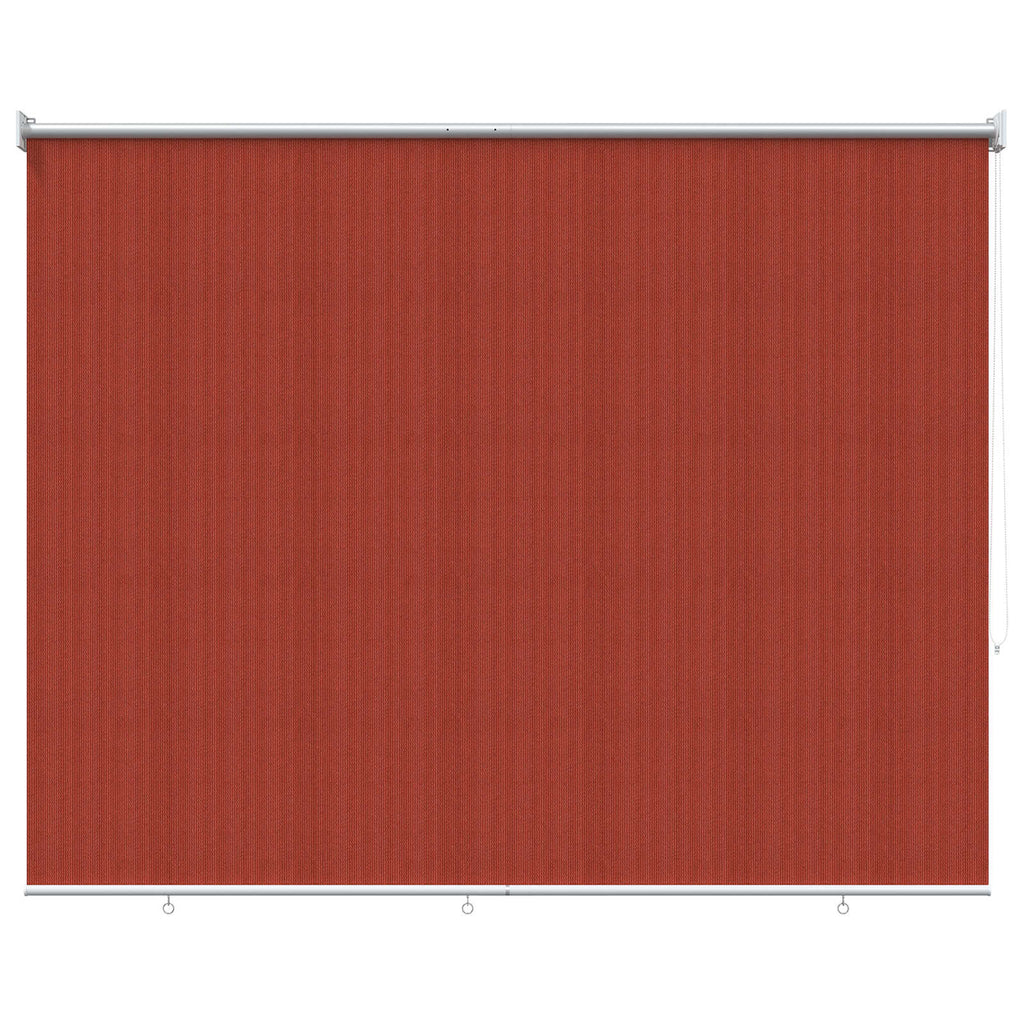 Tenda a Rullo Esterno Blocco UV 90% Terracotta 140 x 230 cm