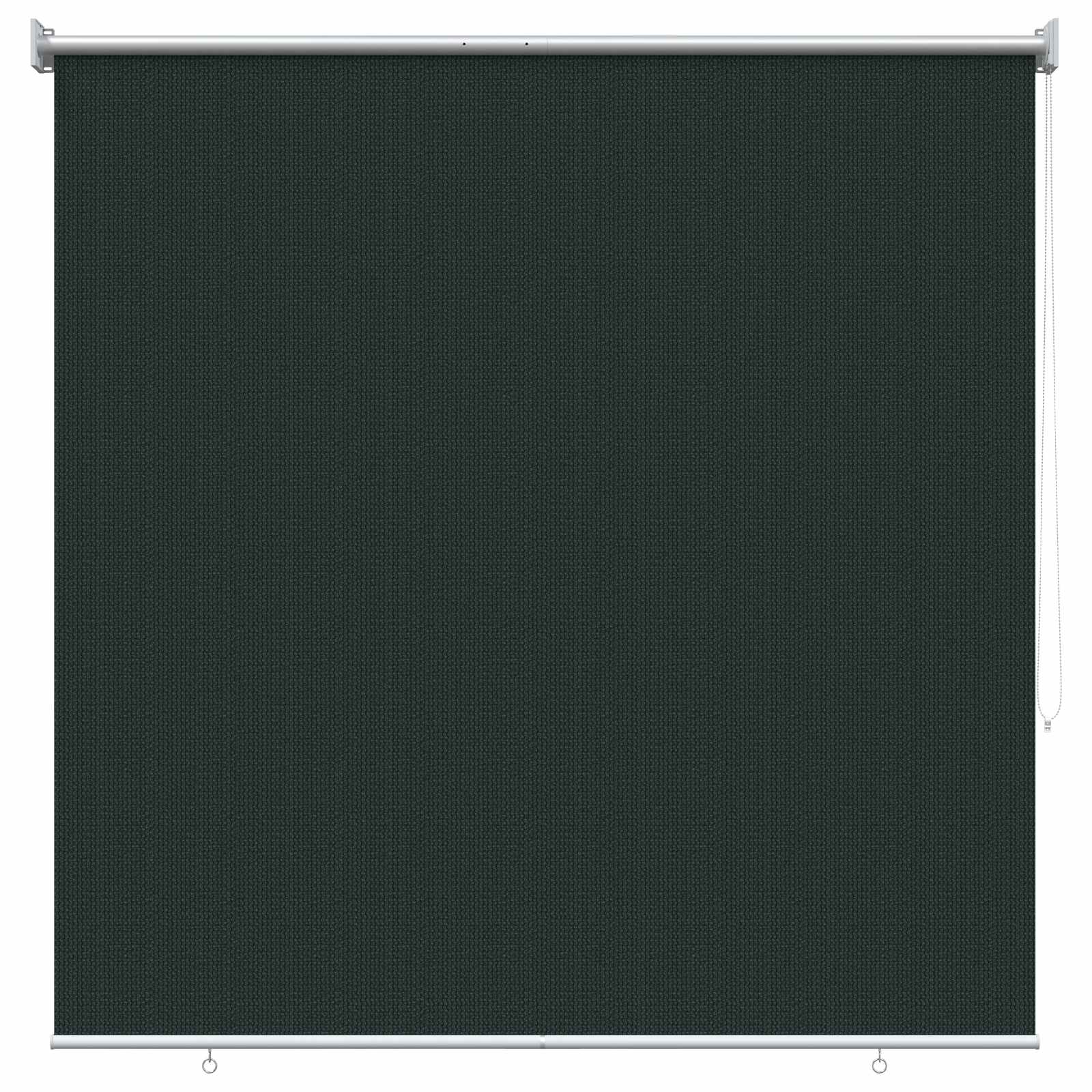 Tenda a Rullo Esterno Blocco UV 90% Verde Scuro 160 x 230 cm