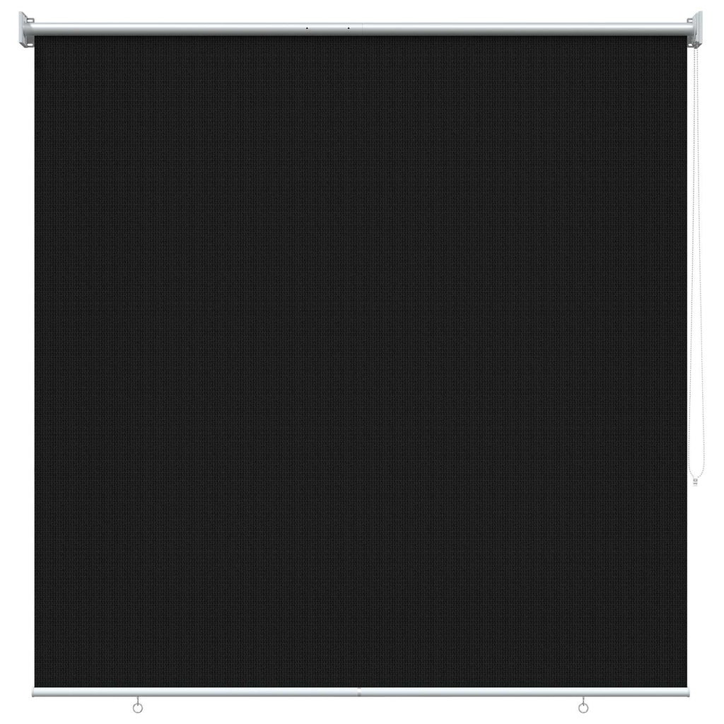 Tenda a Rullo Esterno Blocco UV 90% Nero 140 x 140 cm HDPE
