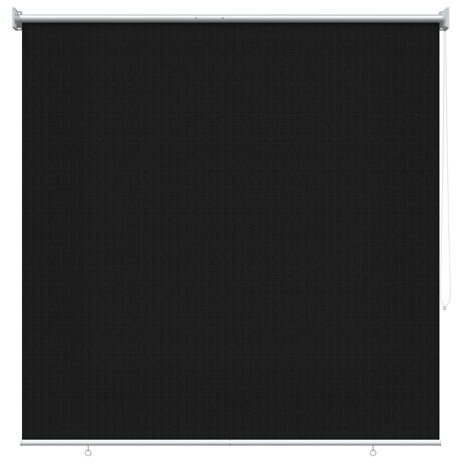 Tenda a Rullo Esterno Blocco UV 90% Nero 140 x 140 cm HDPE