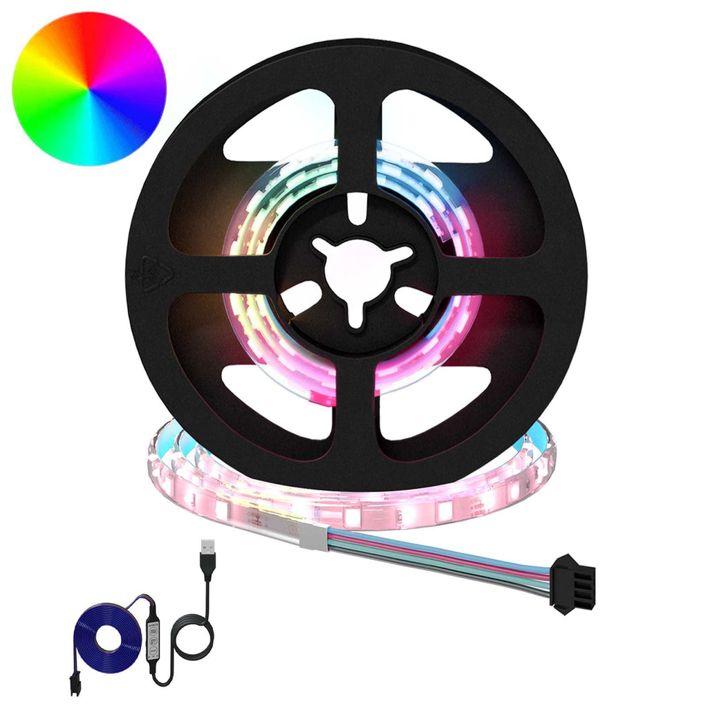 Striscia LED 12 pz Nero e trasparente Rame e plastica