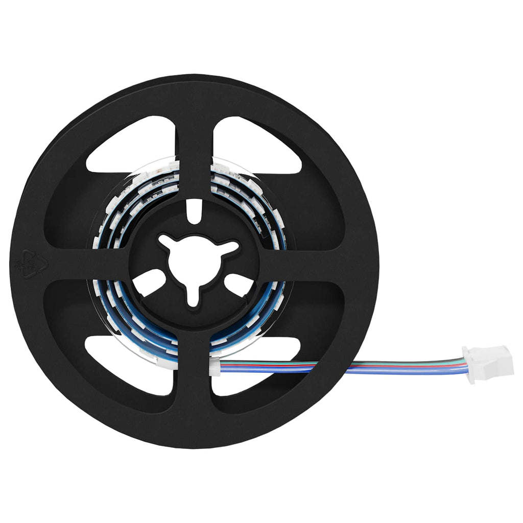 Striscia LED 12 pz Nero e trasparente Rame e plastica