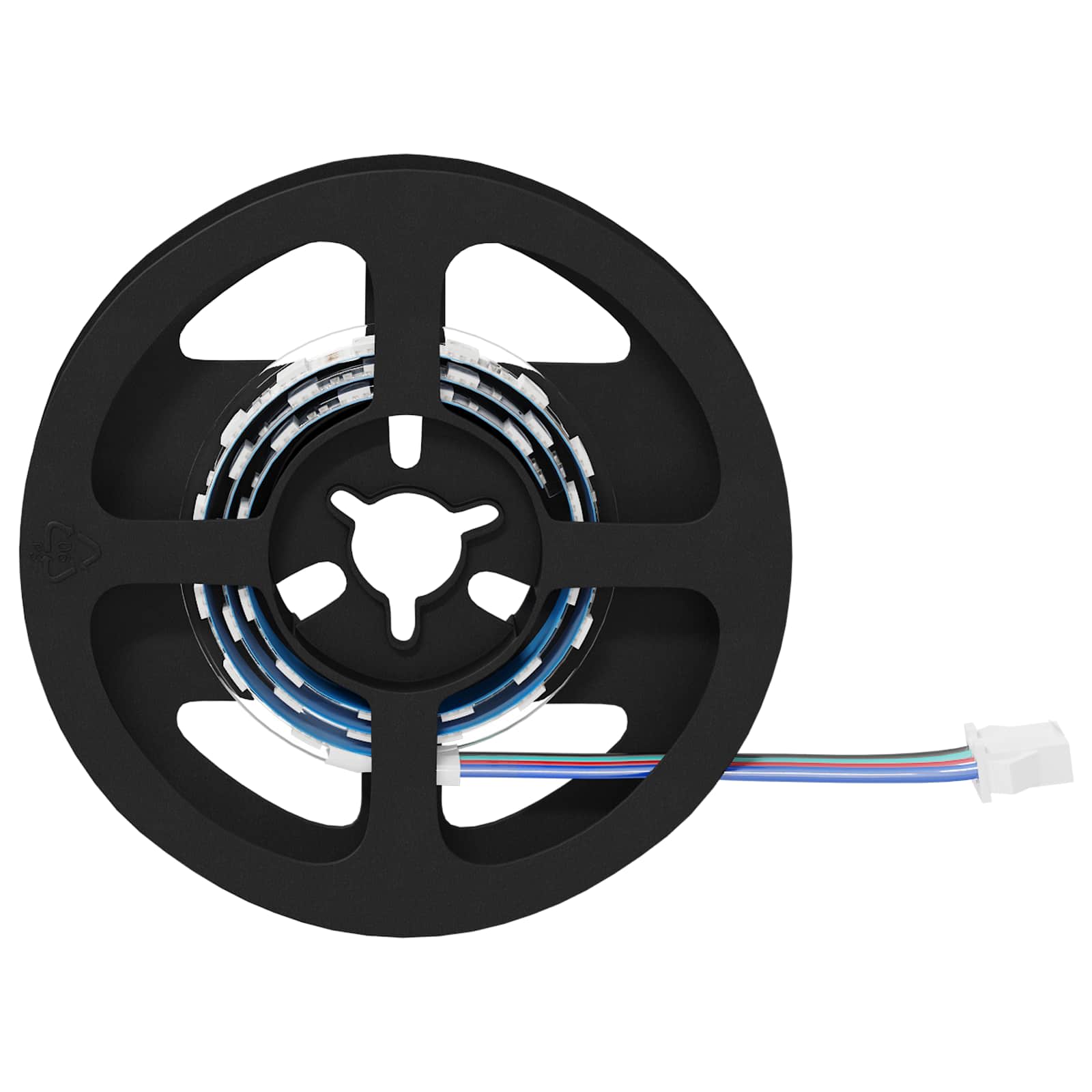 Striscia LED 12 pz Nero e trasparente Rame e plastica