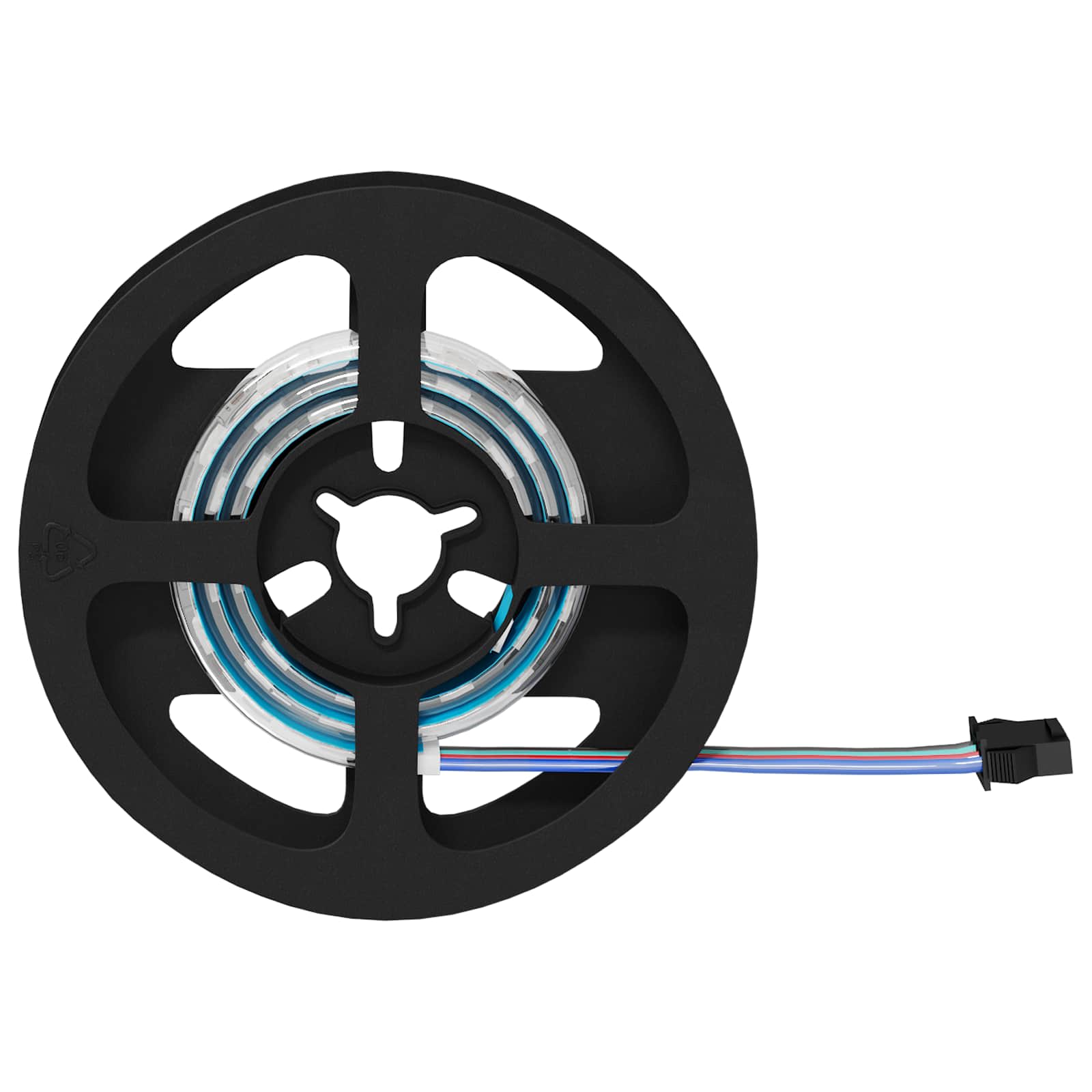 Striscia LED 12 pz Nero e trasparente Rame e plastica