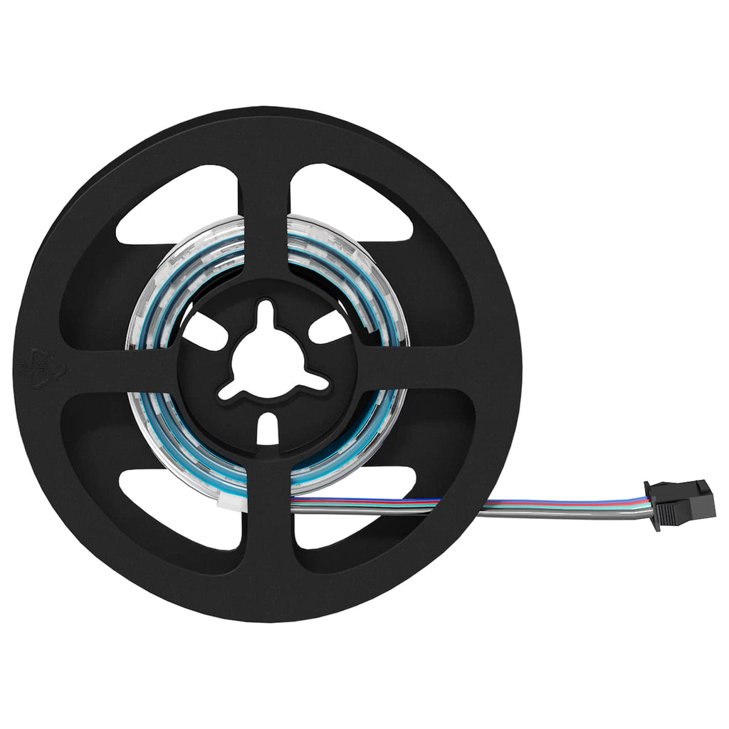 Striscia LED 12 pz Nero e trasparente Rame e plastica