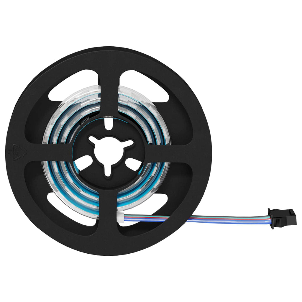 Striscia LED 12 pz Nero e trasparente Rame e plastica