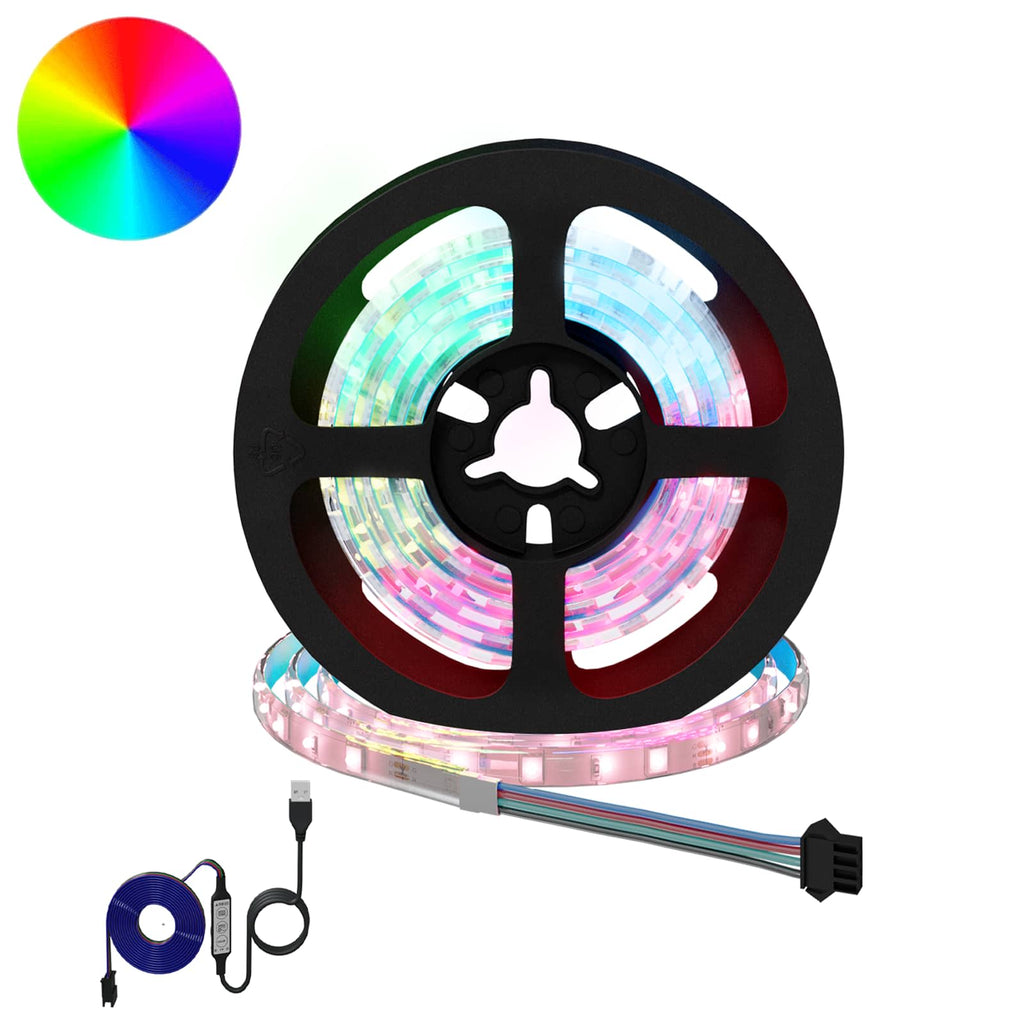 Striscia LED 12 pz Nero e trasparente Rame e plastica