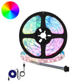 Striscia LED 2 pz Nero e trasparente Rame e plastica