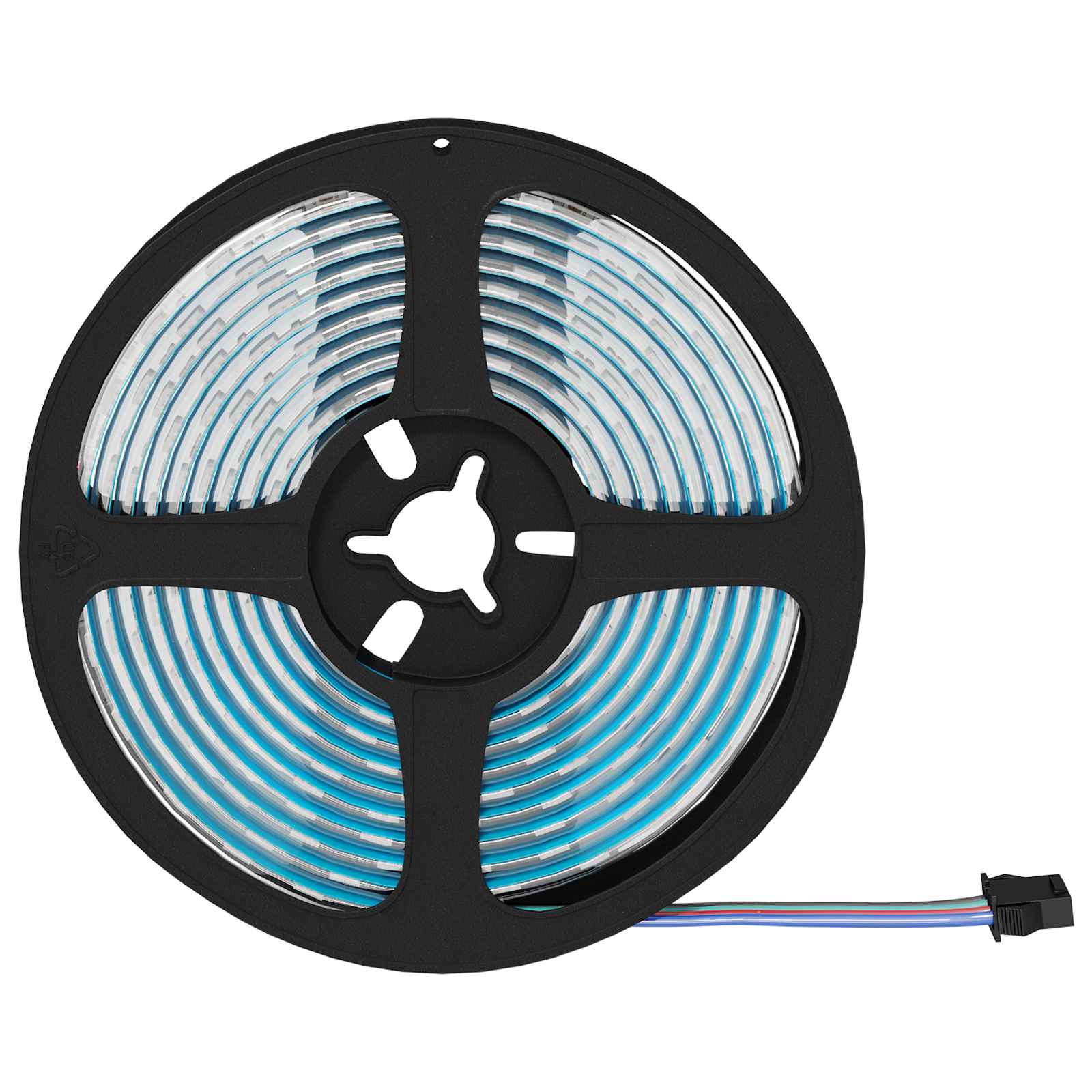 Striscia LED 2 pz Nero e trasparente Rame e plastica