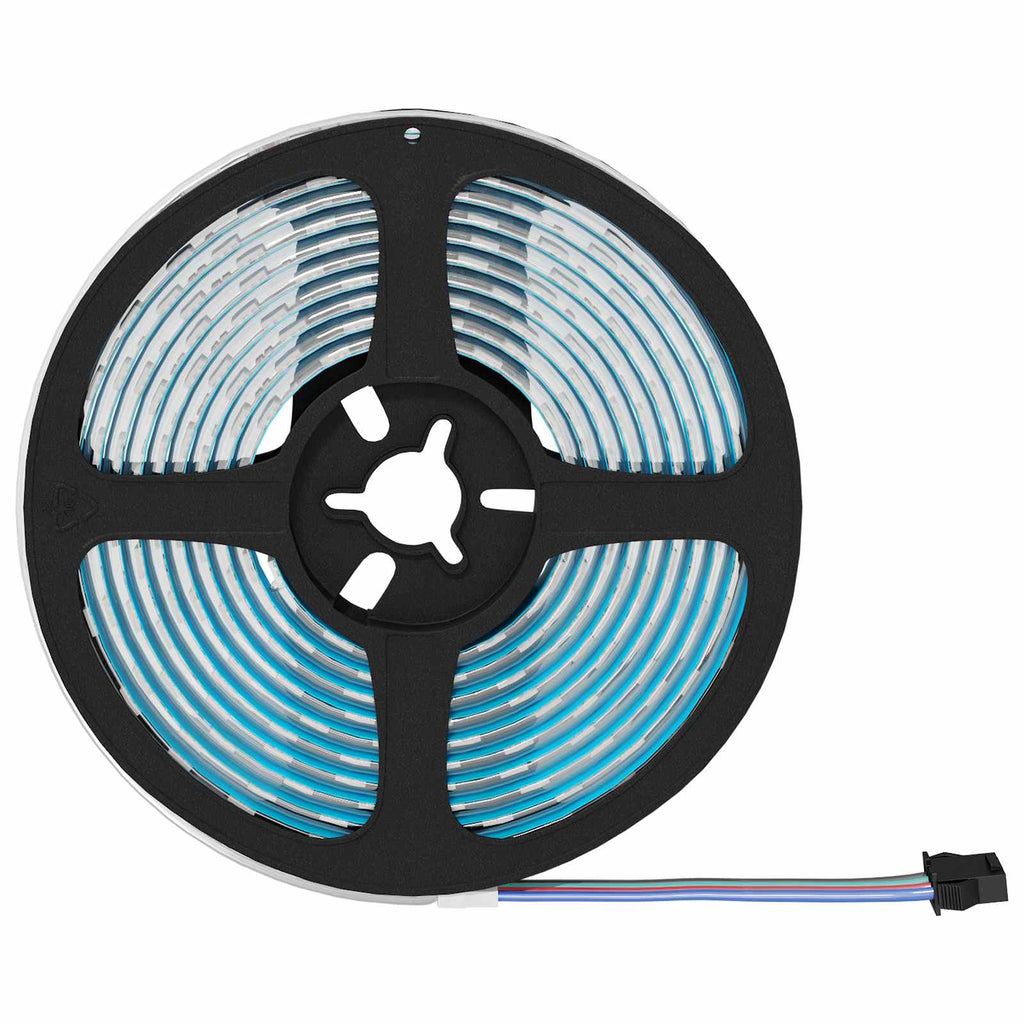 Striscia LED 2 pz Nero e trasparente Rame e plastica