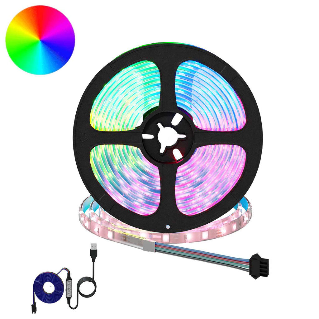 Striscia LED 12 pz Nero e trasparente Rame e plastica