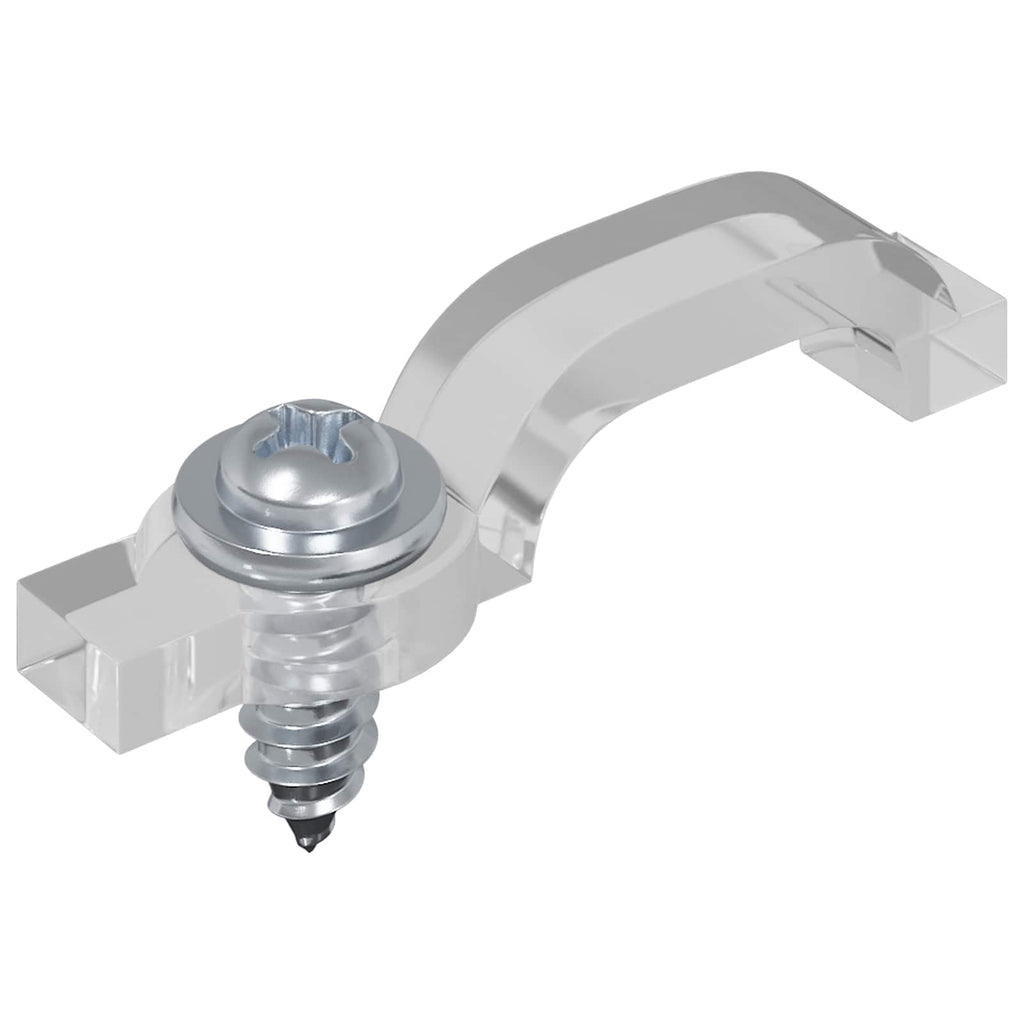 Striscia LED 12 pz Nero e trasparente Rame e plastica