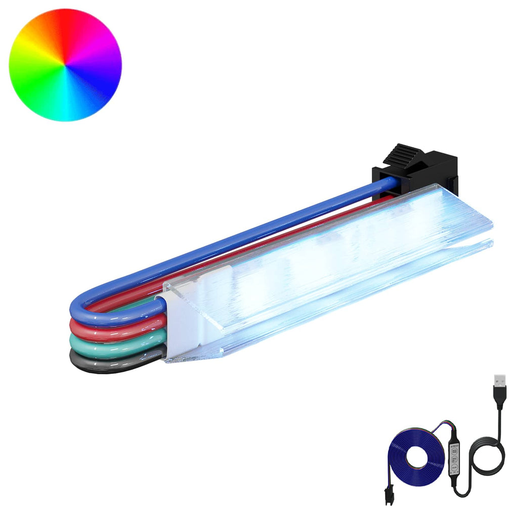 Striscia LED 12 pz Nero e Bianco Rame e plastica
