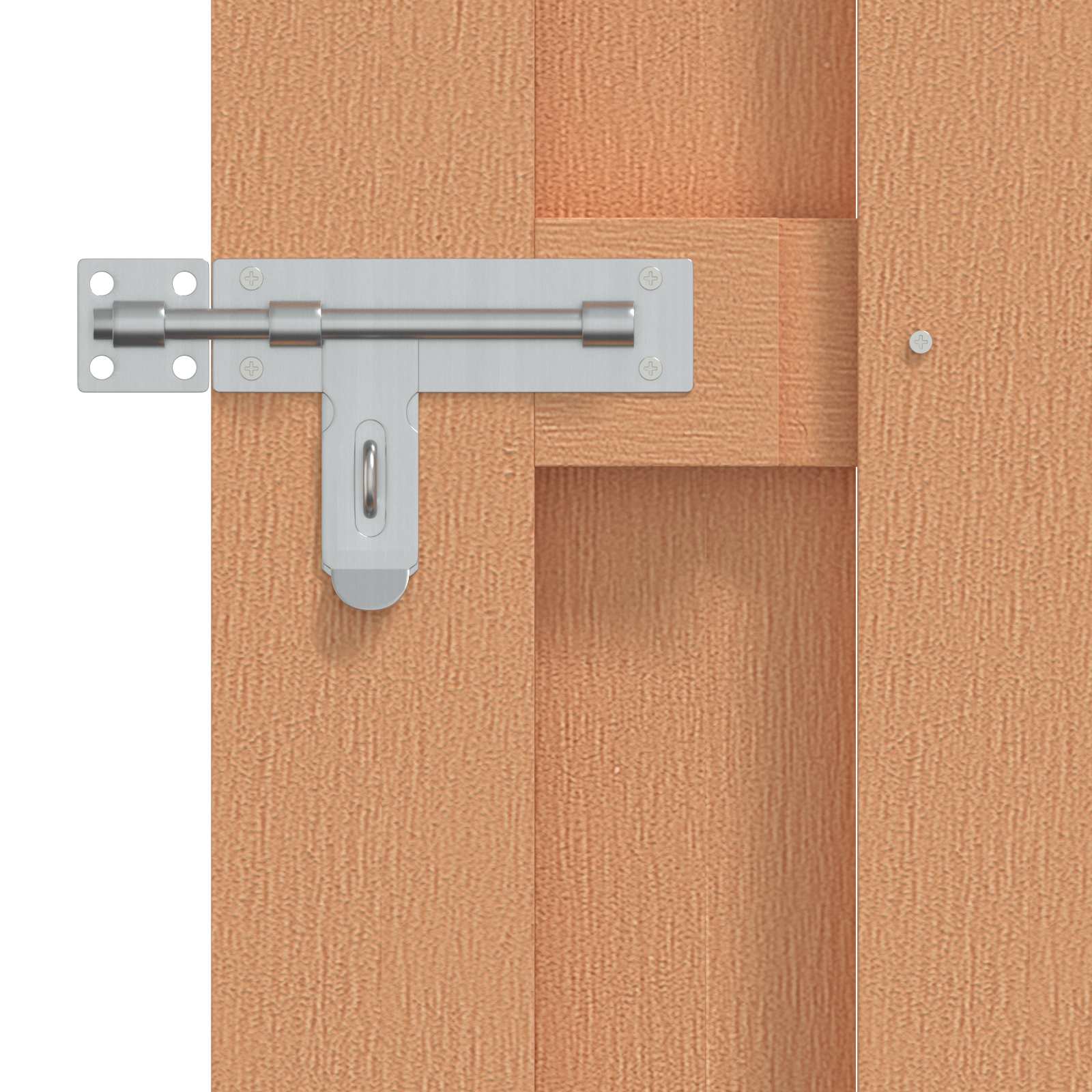 Cancello da giardino 100 x 180 cm WPC e Alluminio Marrone