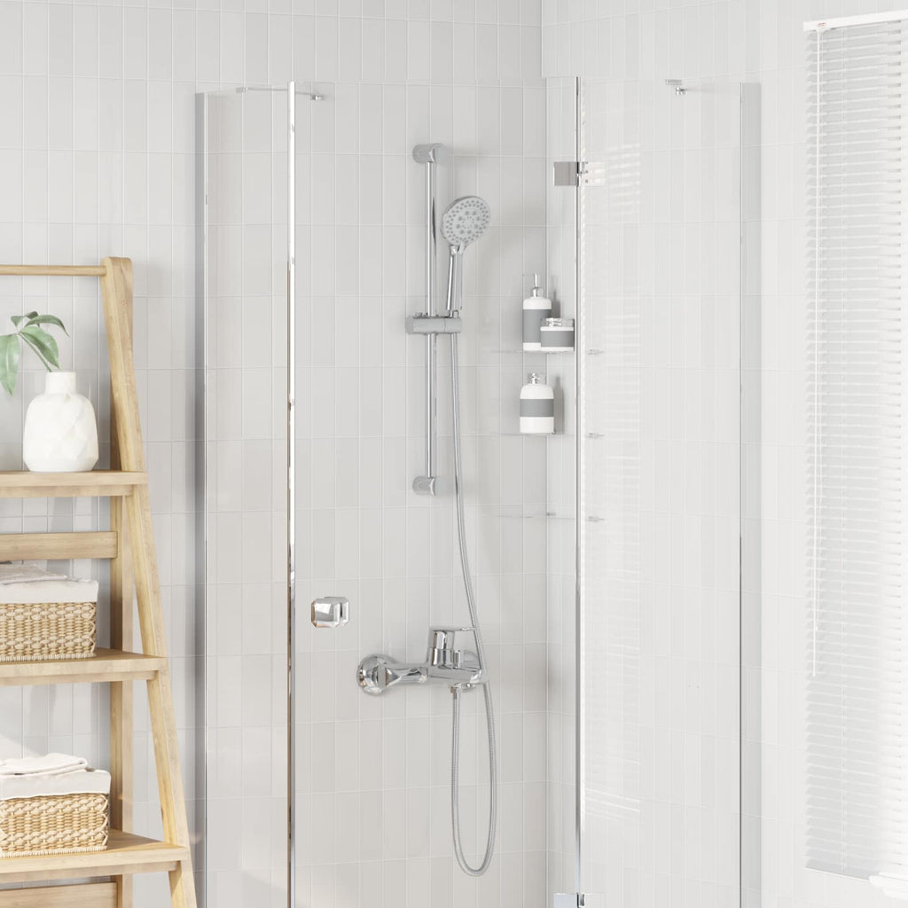 Set di Sistema Doccia Cromato 70 cm Plastica ABS