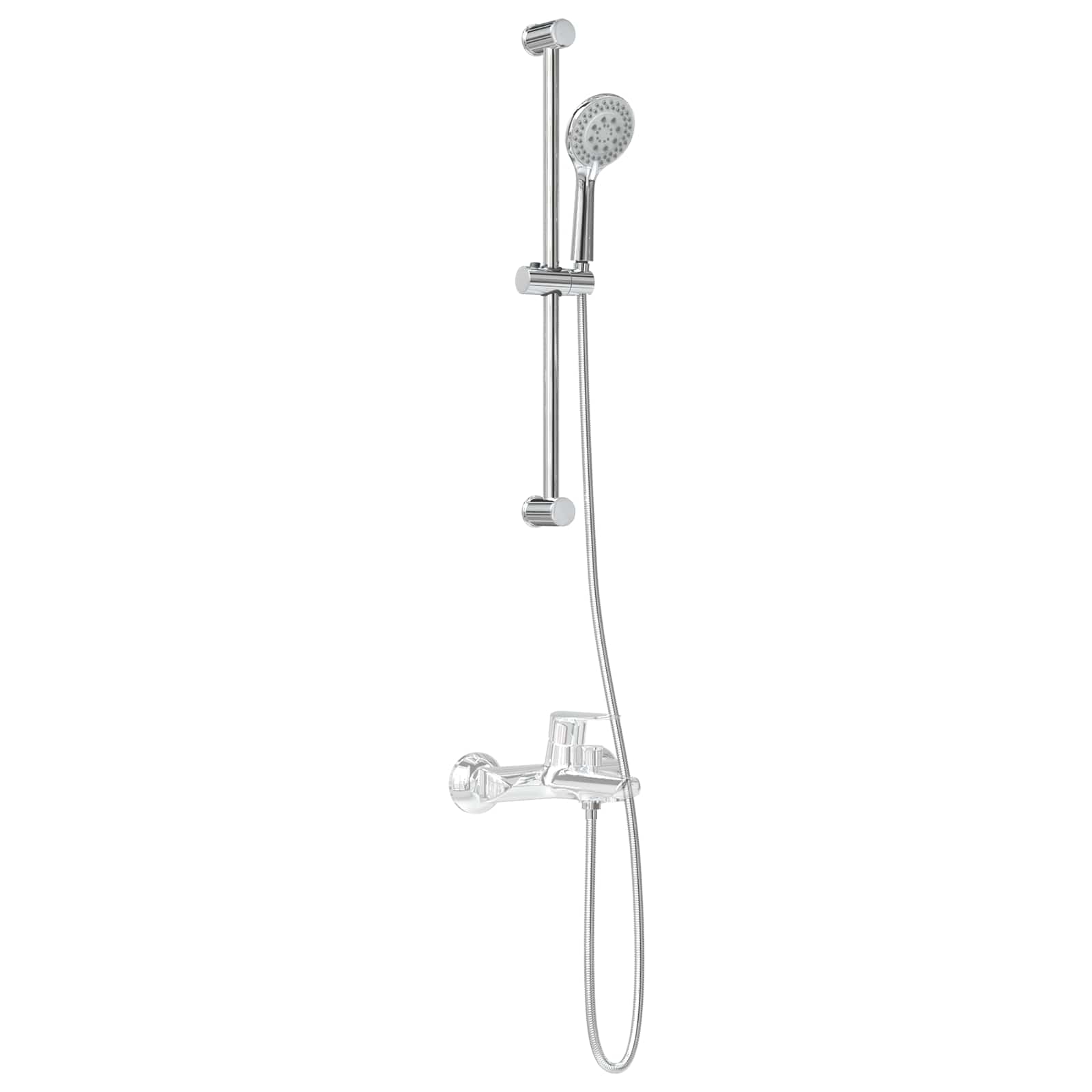Set di Sistema Doccia Cromato 70 cm Plastica ABS