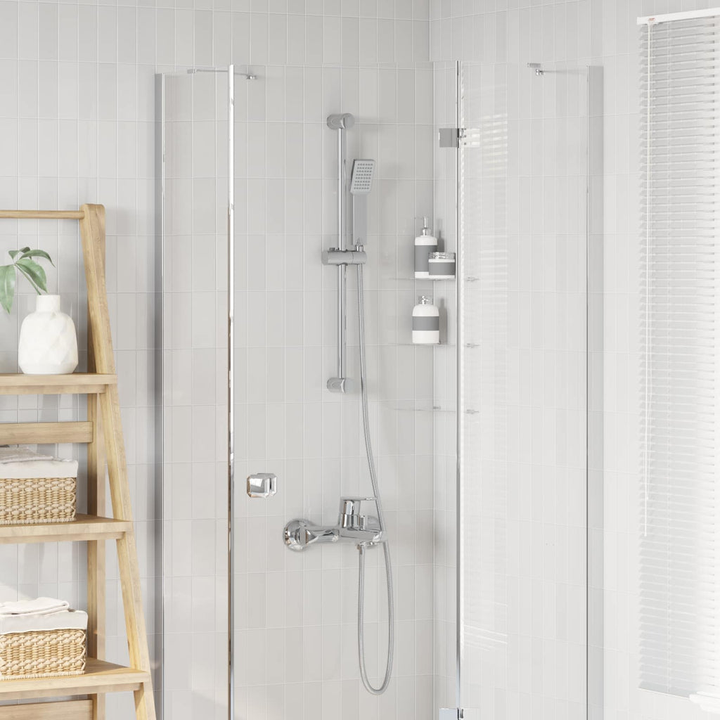 Set di Sistema Doccia Cromato 70 cm Acciaio Inox