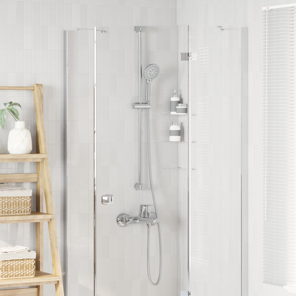 Set di Sistema Doccia Cromato 100 cm Plastica ABS