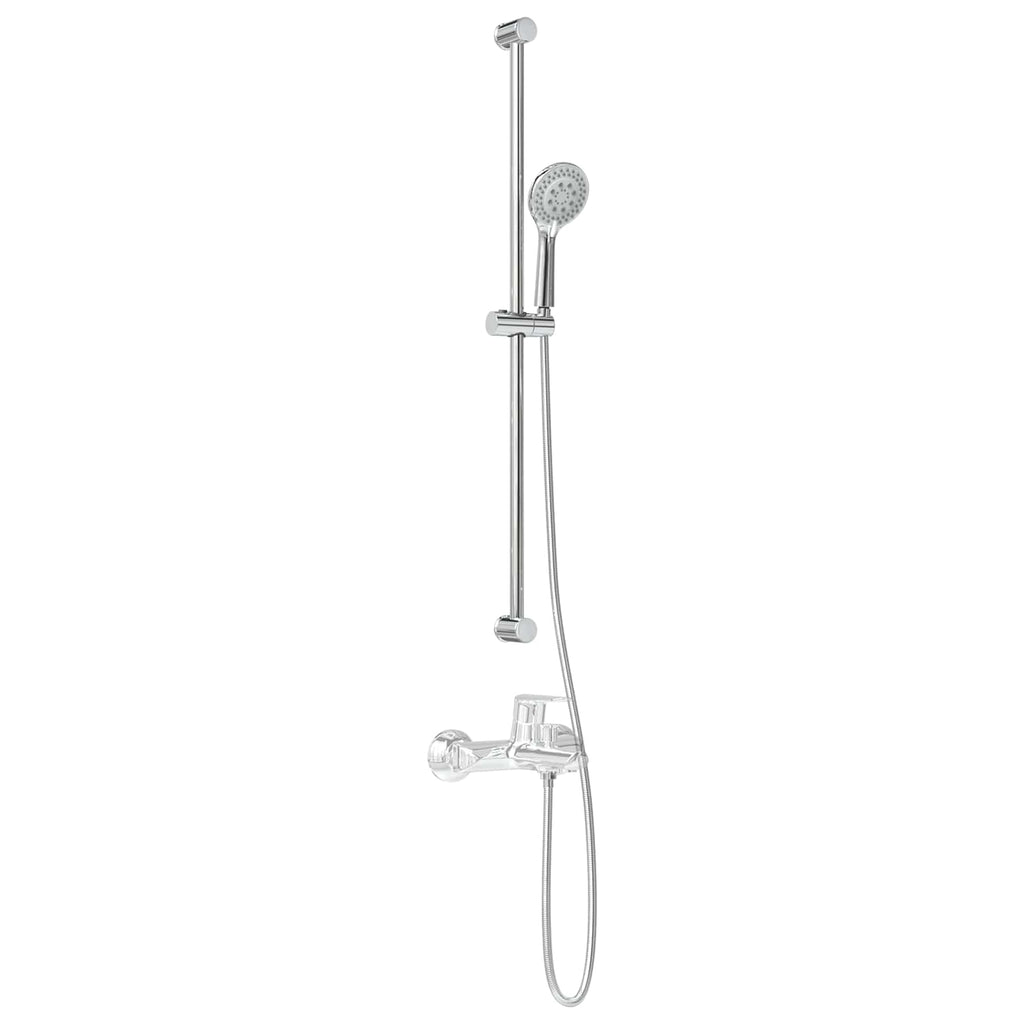 Set di Sistema Doccia Cromato 100 cm Plastica ABS
