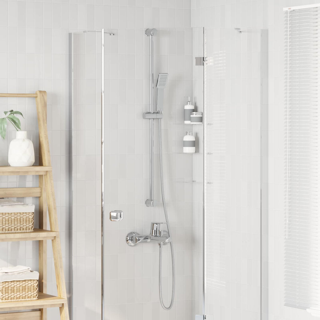 Set di Sistema Doccia Cromato 100 cm Plastica ABS